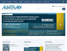Tablet Screenshot of amatra8.org.br